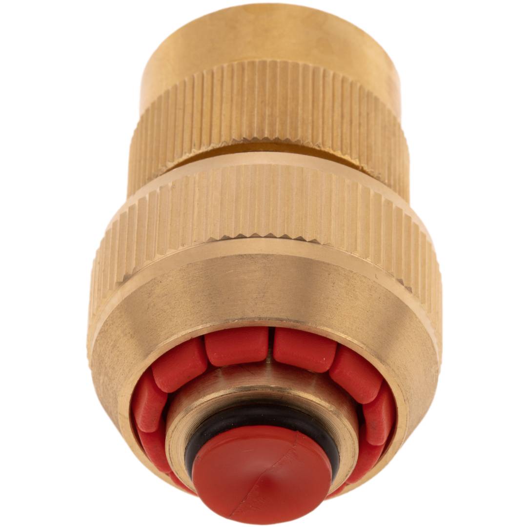 Verzinkt messing 19 mm dubbele stop snelkoppeling voor installatie van irrigatieprogrammeur