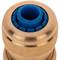 Réparateur de tuyau en laiton zingué 19 mm pour installation d'eau