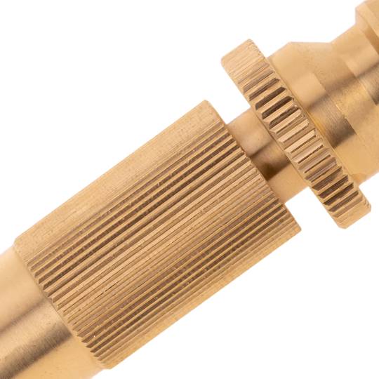 Lance d'irrigation réglable en laiton zingué avec raccord de tuyau