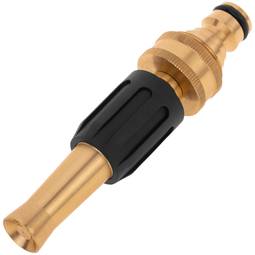 Lancia irrigazione regolabile in ottone zincato con impugnatura in gomma e filetto femmina 3/4" per tubo