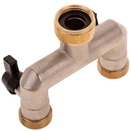 Wyprowadzenie z dwoma niezależnymi wyjściami 3/4 cala