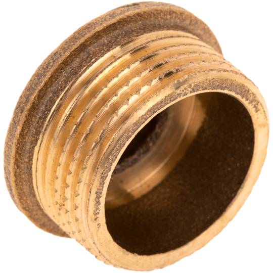 Pack de 2 unidades Bujão macho de latão zincado 3/4
