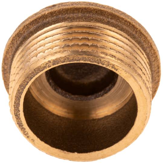 Pack de 2 unidades Bujão macho de latão zincado 3/4