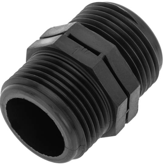 Pack de 5 unidades machón de polipropileno de 1“ para sistema de riego
