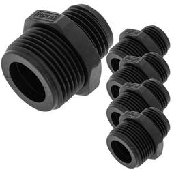 Packung mit 5 Einheiten Polypropylen-Reduziernippel 3/4" x 1/2" für Bewässerungssystem