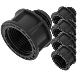 Pack of 5 polypropylene female-male reduction units 3/4" x 1/2" for irrigation system