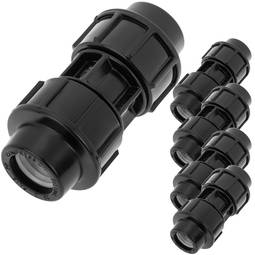 Pack de 5 unitats enllaç de polipropilè de 20 mm de 1/2“ per a sistema de reg