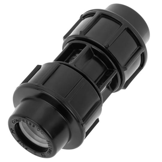 Pack de 5 unitats enllaç de polipropilè de 25 mm de 3/4“ per a sistema de reg