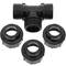 Pak van 5 stuks polyethyleen T-aansluiting 25 mm x 3/4“ voor irrigatiesysteem