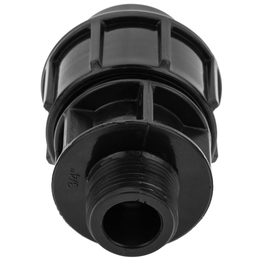 Packung mit 5 Stück Polyäthylenanschluss mit Außengewinde 20 mm x 1/2“ für Bewässerungssystem