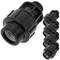Pack de 5 unidades terminal de polietileno roscado macho 25 mm x 3/4“ para sistema de rega
