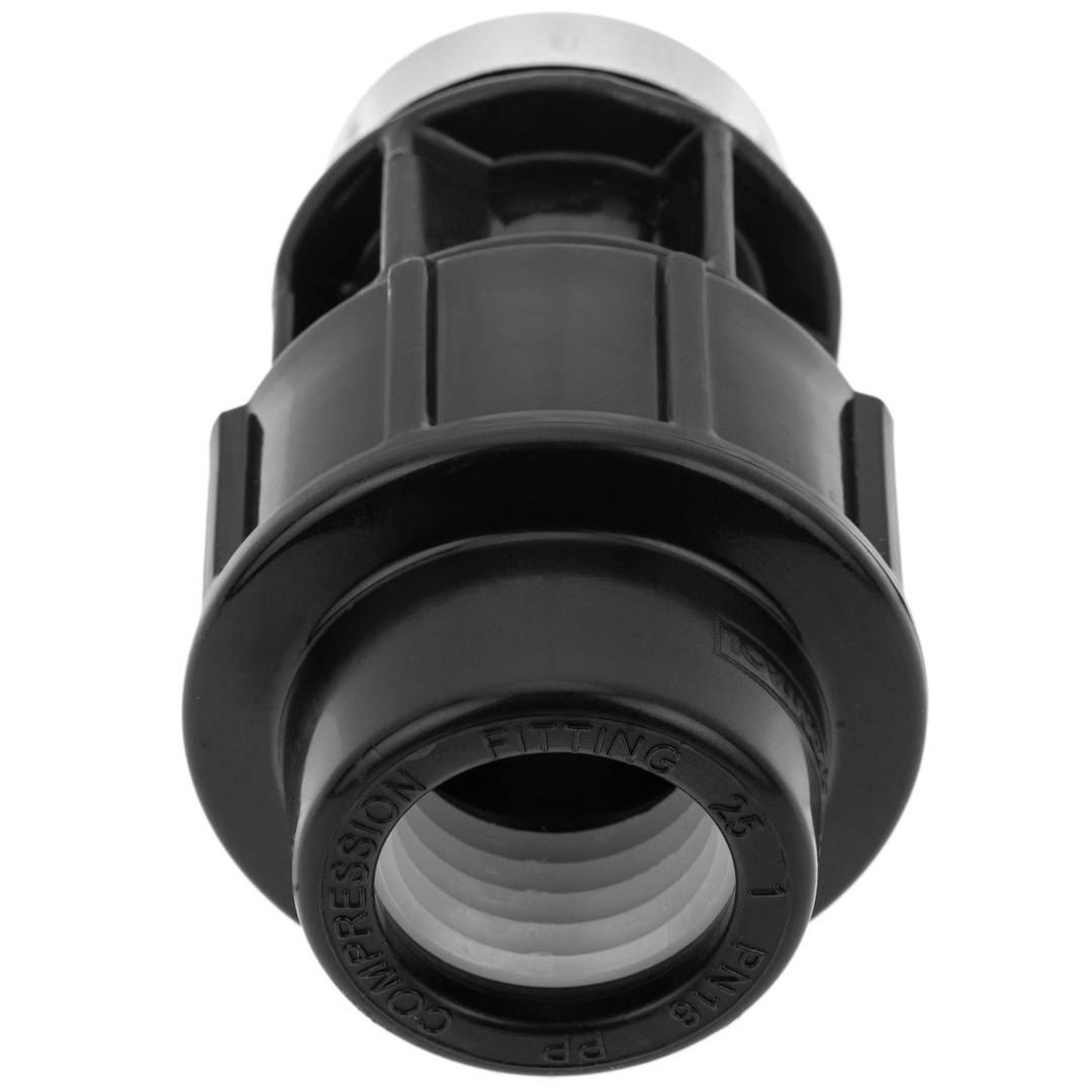 Terminal de polietileno rosca fêmea 32 mm x 1“ para sistema de irrigação