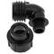 Embalagem com 5 unidades de polietileno rosca macho angular 25 mm x 3/4“ terminal para sistema de irrigação