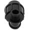 Embalagem com 5 unidades de polietileno rosca macho angular 25 mm x 3/4“ terminal para sistema de irrigação