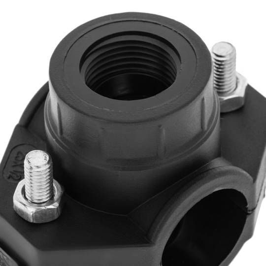 Pack de 5 unidades colar de aspiração em polietileno 25 mm x 1/2“ para sistema de rega
