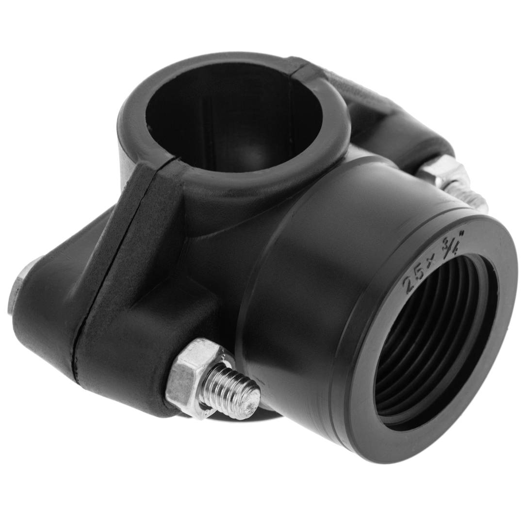 Pack de 5 unitats collaret de presa de polietilè de 25 mm x 3/4“ per a sistema de reg