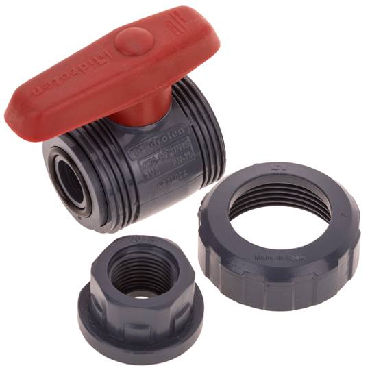 PVC kogelkraan met 1/2