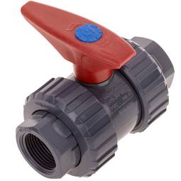Vanne à boisseau sphérique en PVC avec filetage femelle 3/4" pour système d'irrigation