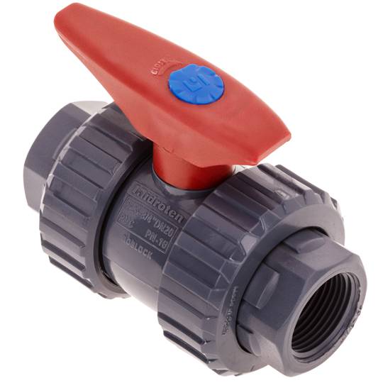 PVC kogelkraan met 3/4