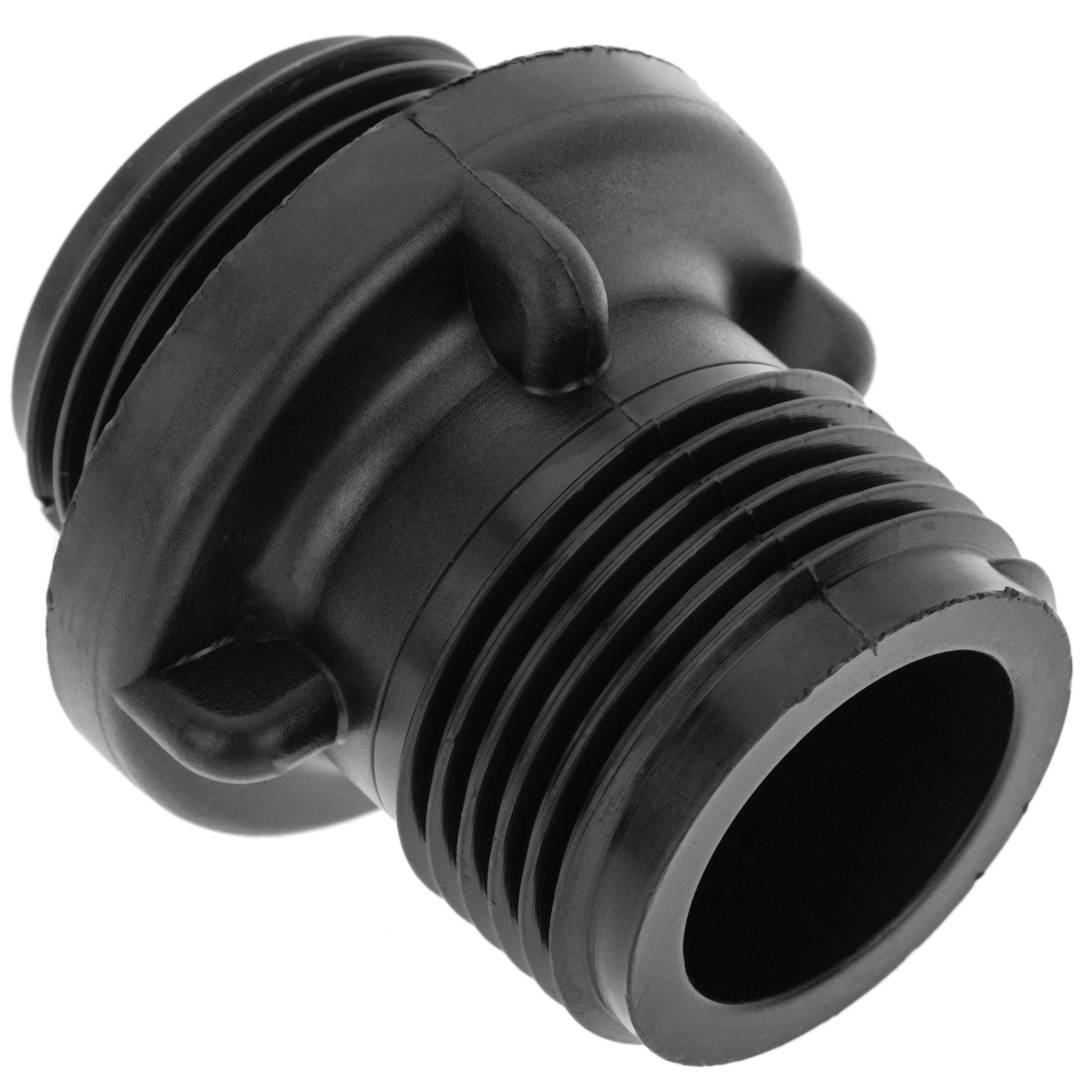 Pack de 5 unidades machón con junta tórica para colectores de 1 pulgada negro