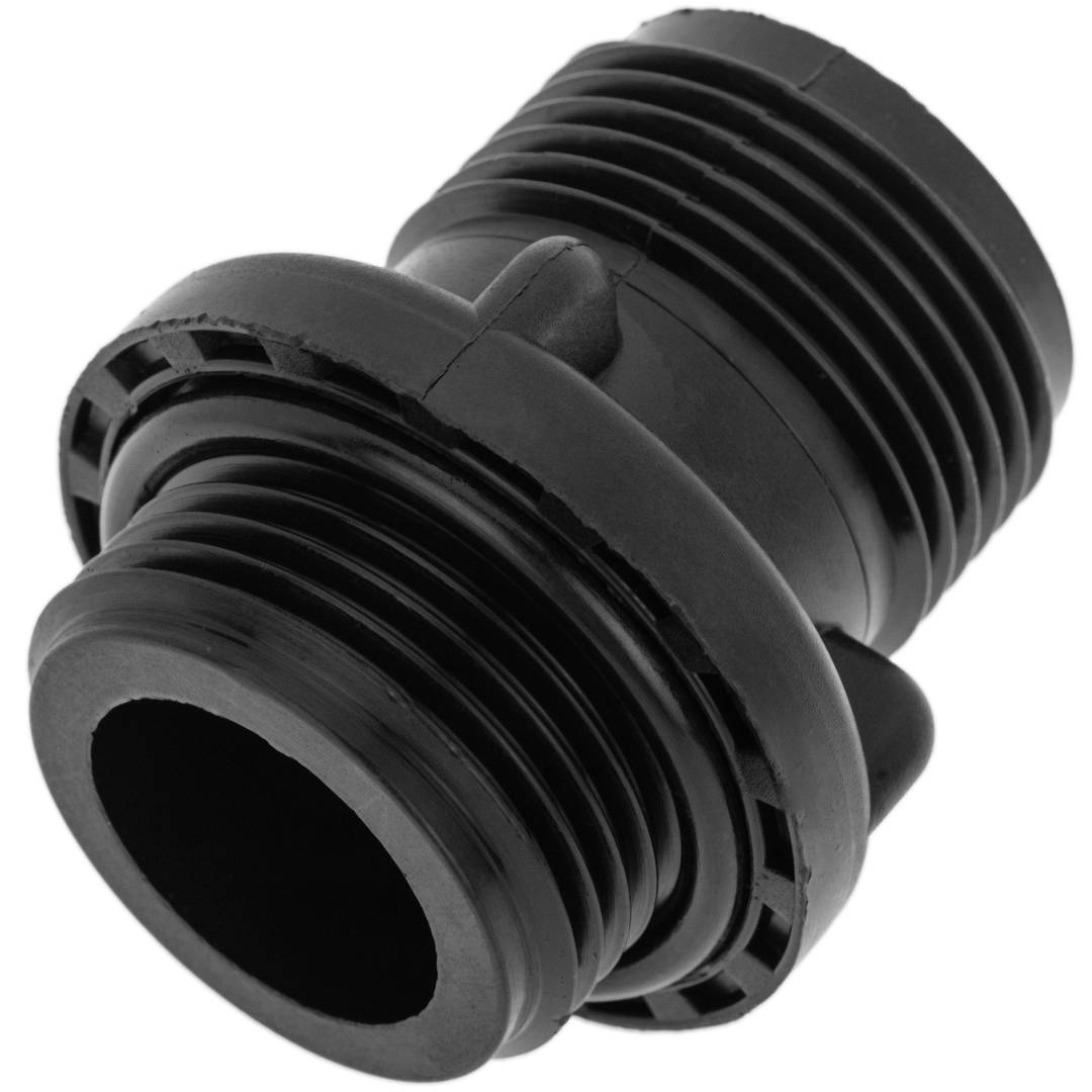 Pack de 5 unidades machón con junta tórica para colectores de 1 pulgada negro