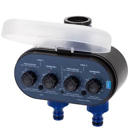 Elektroniczny programator kranów z podwójnym wyjściem do nawadniania