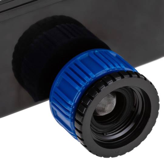 Programador electrònic d'aixeta amb doble sortida per a reg