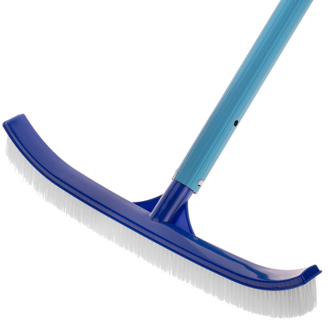 Brush with quick connection for cleaning pool edges of 45.5 cm