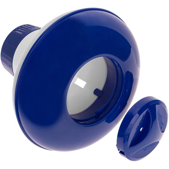 Dispensador de productos para mantenimiento de piscina de 13x13 cm