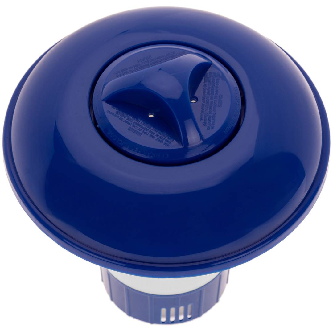 Dispensador de productos para mantenimiento de piscina de 13x13 cm