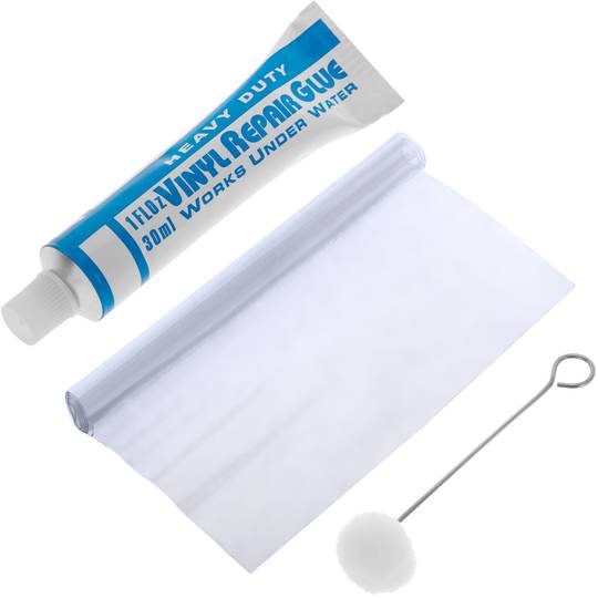 Inflatable Pool Repair Kit with 6" x 3.75" Patches Cablematic