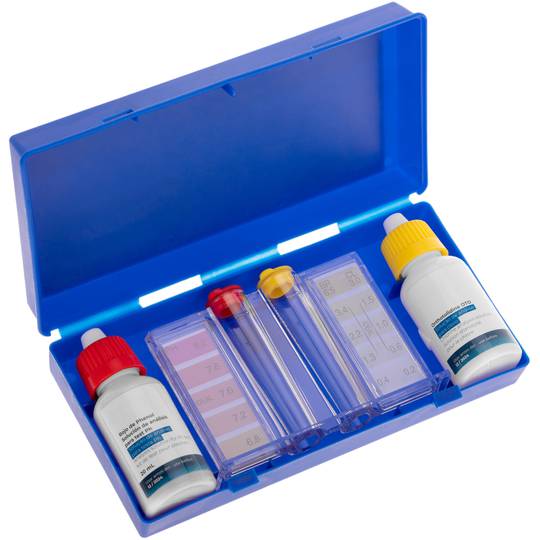 Kit for analysis of pH and chlorine for swimming pool water - Cablematic