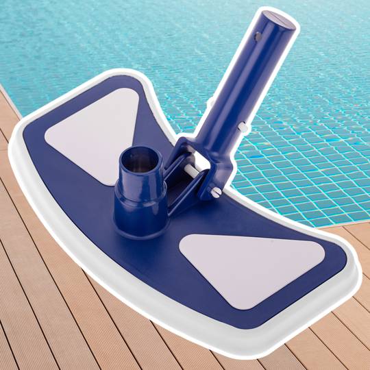 Netejafons manual amb vores ovalades de polipropilè per a piscines 28 cm