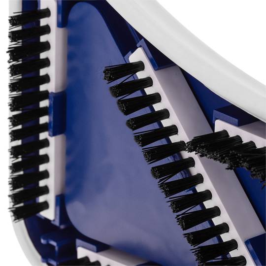 Netejafons manual amb vores ovalades de polipropilè per a piscines 28 cm