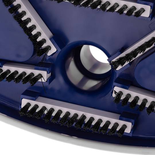 Netejafons manual amb vores ovalades de polipropilè per a piscines 28 cm