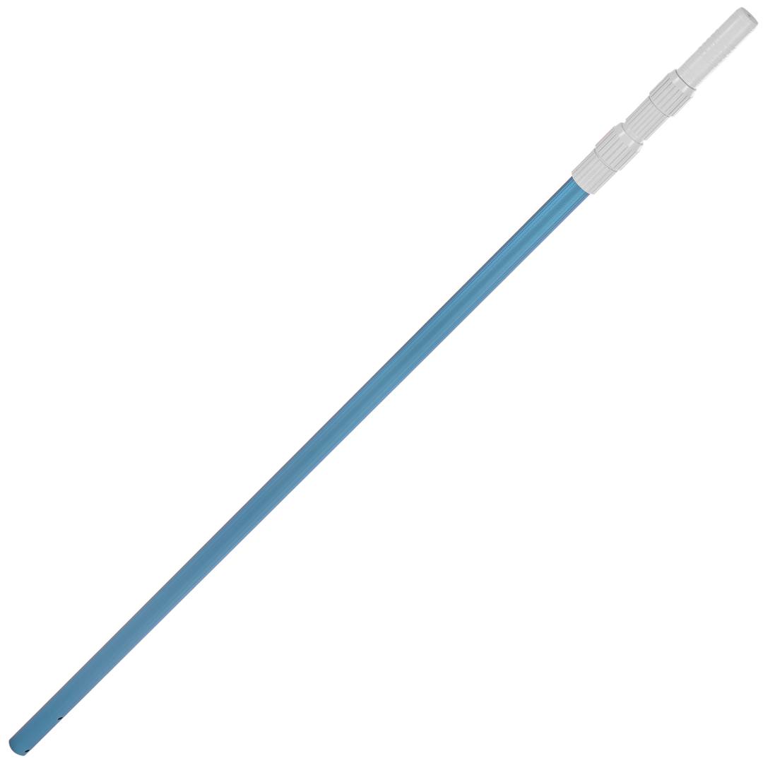 Extendable 3-part telescopic pole for pools from 1.30 to 3.6 m