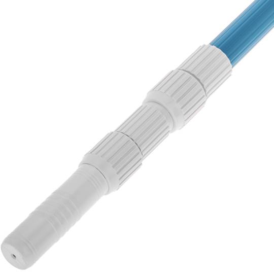 Extendable 3-part telescopic pole for pools from 1.30 to 3.6 m