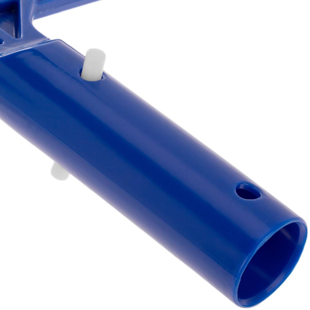 Coletor de folhas de superfície para limpeza de piscinas com haste extensível 2,8x135 cm