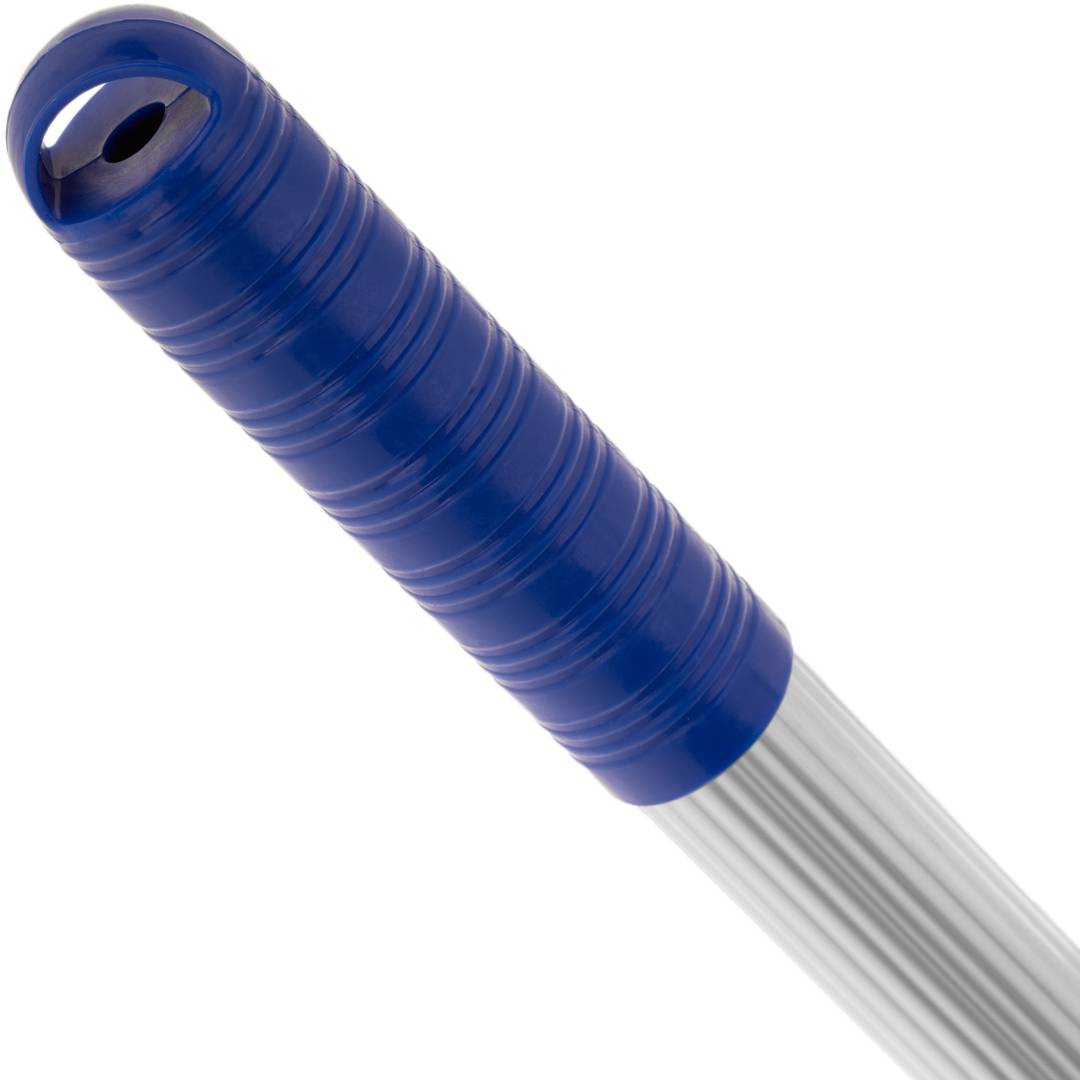 Coletor de folhas de superfície para limpeza de piscinas com haste extensível 2,8x135 cm