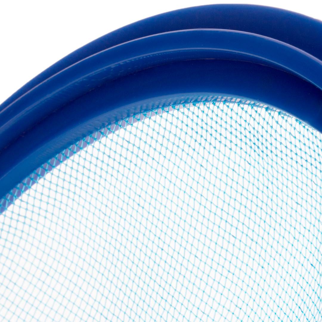 Coletor de folhas de superfície para limpeza de piscinas com haste extensível 2,8x135 cm