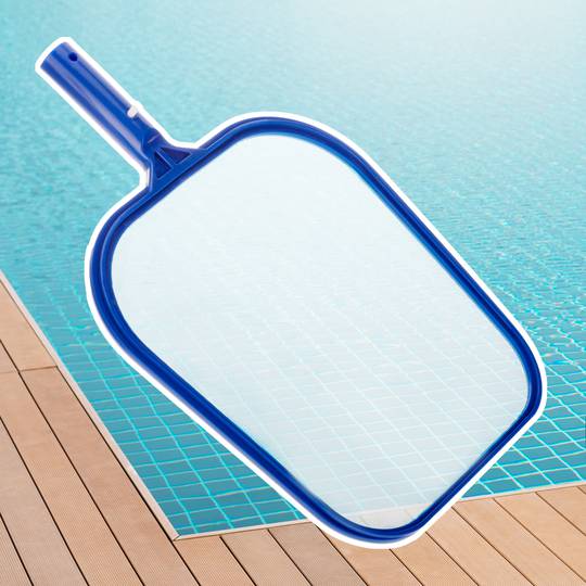 Recogedor de hojas de superficie para limpieza de piscinas de 41.5 x 27.5 cm