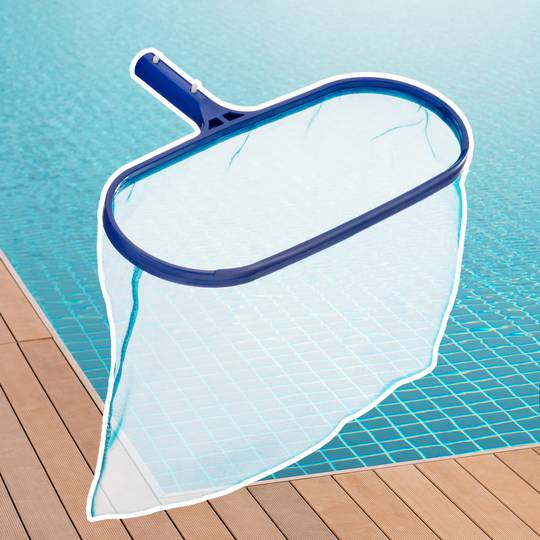 Recogedor de hojas de fondo para limpieza de piscinas de 40 x 29.5 cm