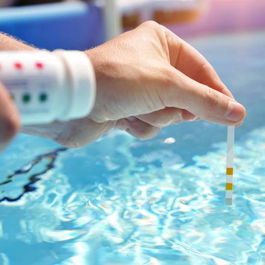 Cintas reactivas de análisis del agua para piscina y spa