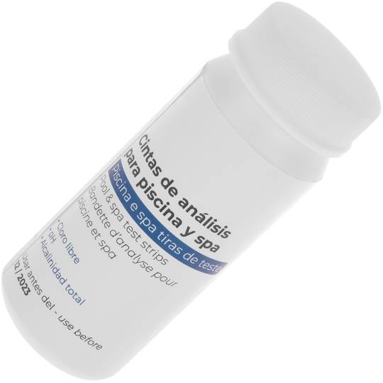 Cintas reactivas de análisis del agua para piscina y spa