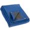 Luifel waterdicht beschermingsdoek dubbelzijdig polyethyleen groen en blauw 2x3m