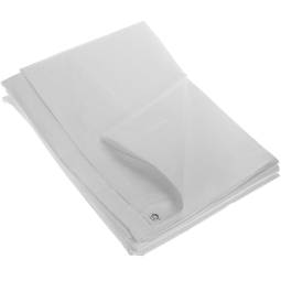 Witte dubbelzijdige polyethyleen waterdichte bescherming canvas luifel 4x5m