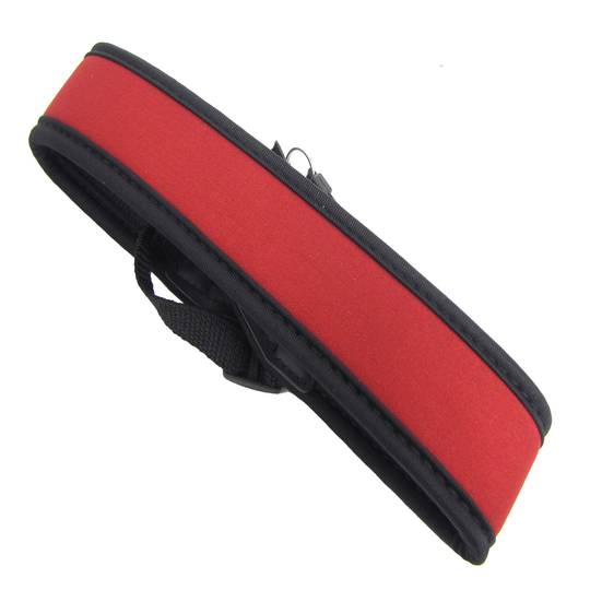 Neoprene camera strap red 490x45mm