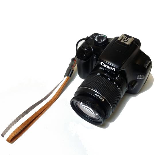 Bracelet en nylon tricolore pour accrocher l'appareil photo