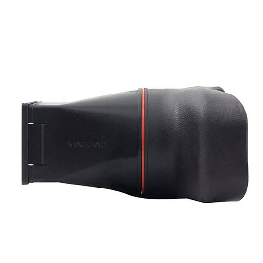 Parasol en oculair met LCD-vergrootglas voor Nikon D90