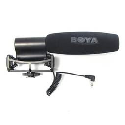 BOYA microfone unidirecional Câmera BY-vm02